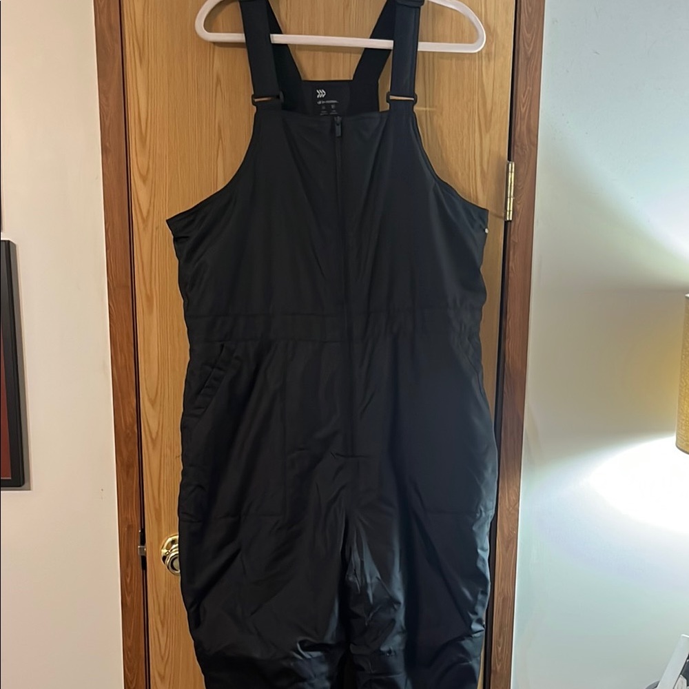 Men’s Black Insulated Overalls/Bibs